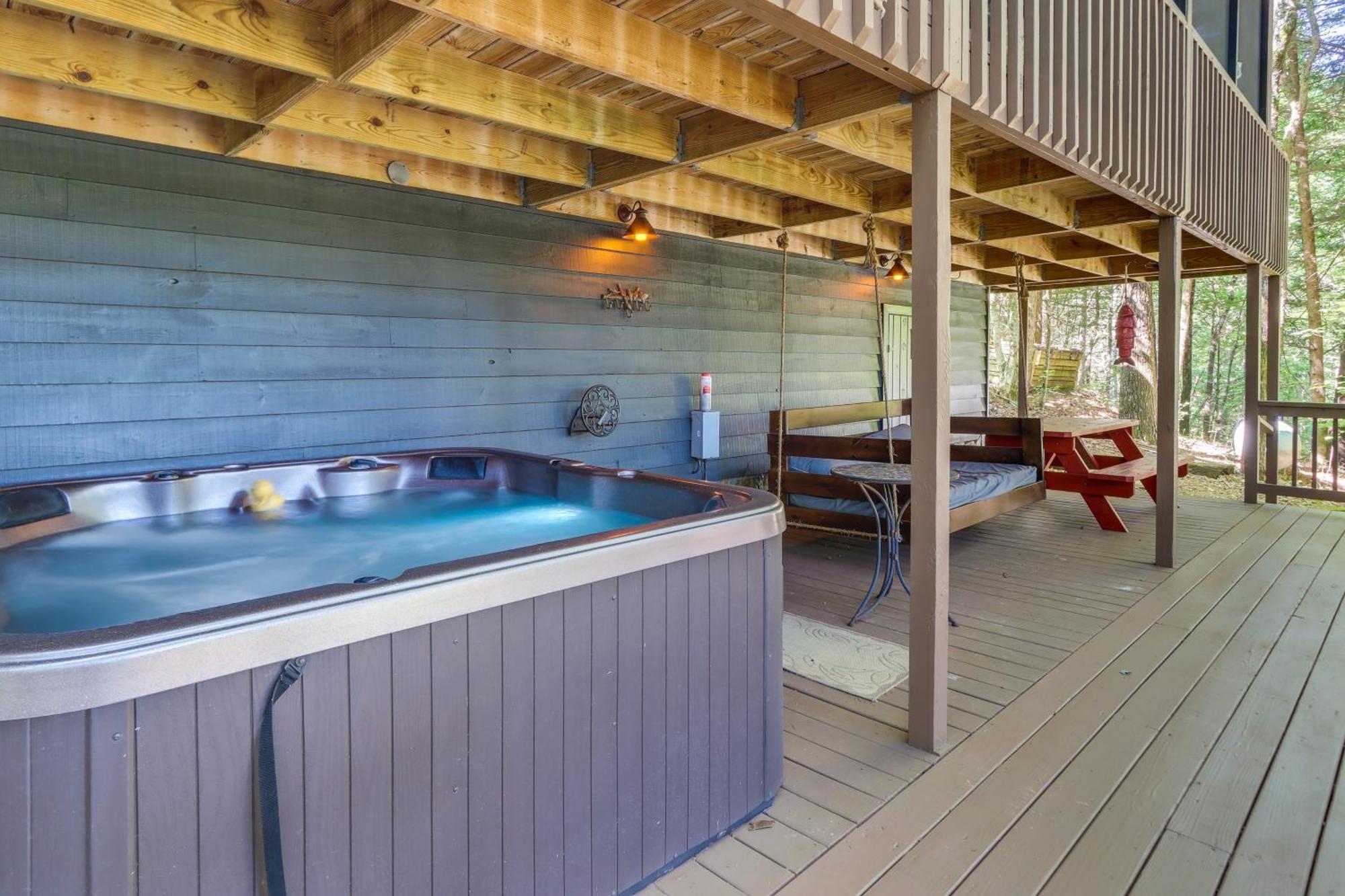 Luxe Fightingtown Creek Cabin 2 King Suites And Spa Epworth 외부 사진